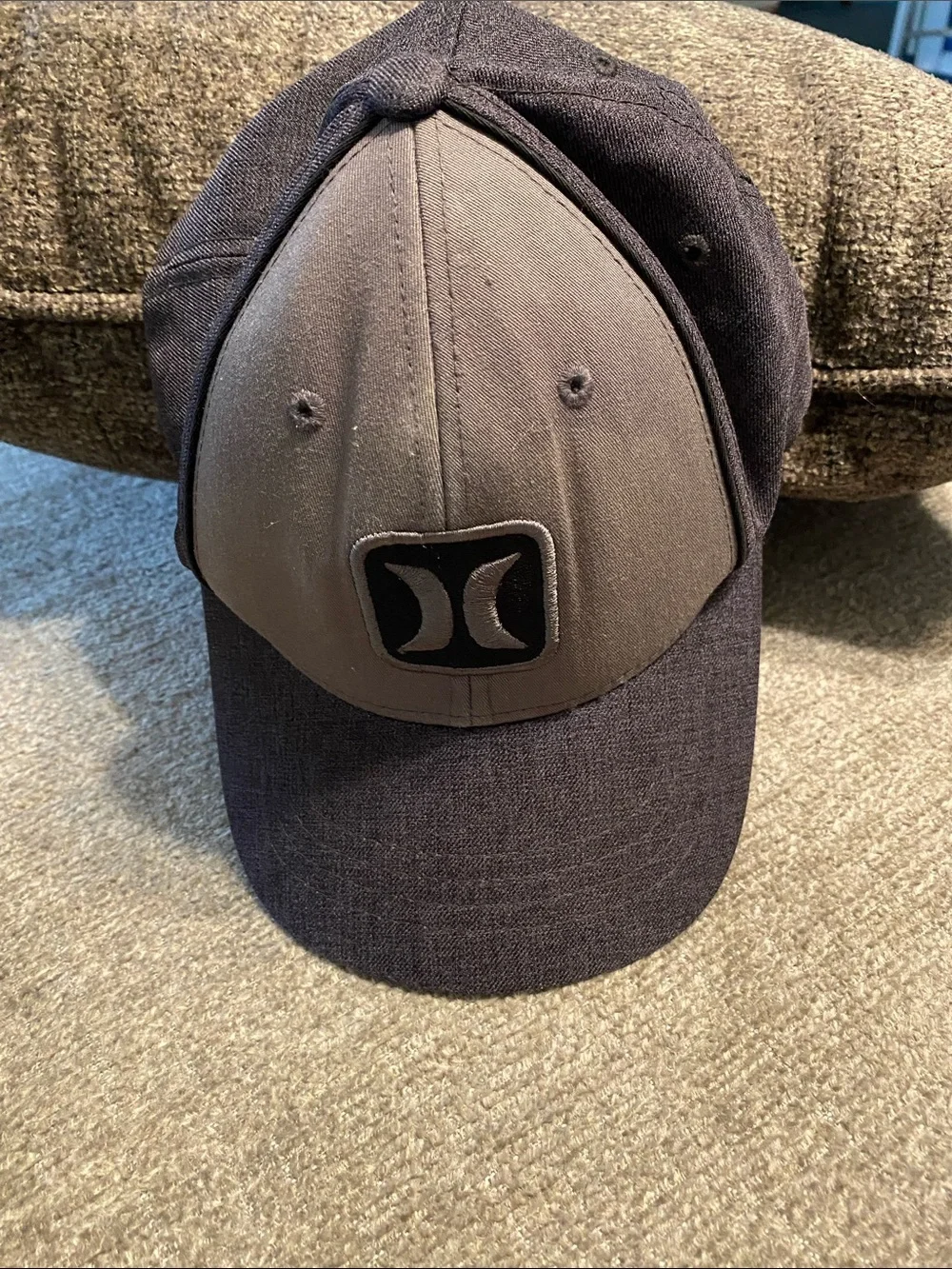 Hurley Two-Tone Logo Cap - Charcoal & Navy size Boy